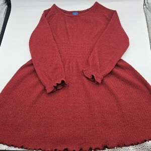Old Navy Burgundy Long Sleeve Dress Size 2T
